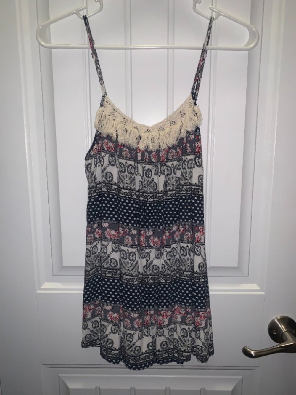 EUC Tunic with Fringe by Altar'd State